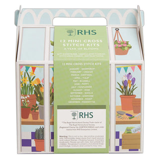 RHS Embroidery Kit 12 Months of Cross Stitch