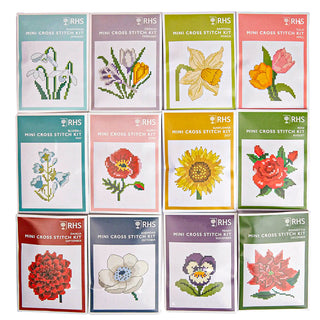 RHS Embroidery Kit 12 Months of Cross Stitch