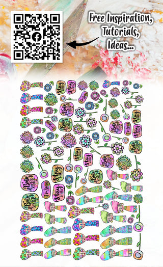 AALL & Create #91 Ephemera Die-Cuts - Bohemians