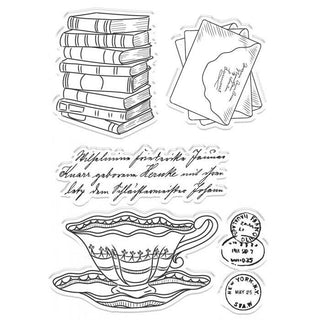 Vintage Diary- Photopolymer Stamp - Exquisite Embellishments