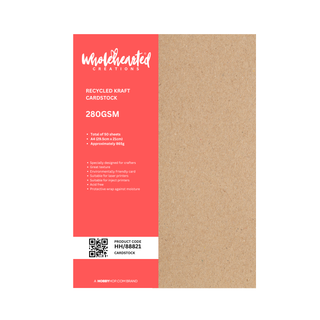 Recycled Kraft Cardstock - A4