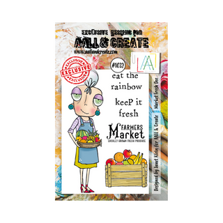 AALL & CREATE #1032 - A7 Stamp Set - Market Fresh Dee