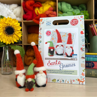 Santa Gnomes Needle Felting Craft Kit