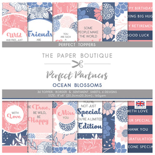 Perfect Partners Ocean Blossoms 8 x 8 Topper Pad