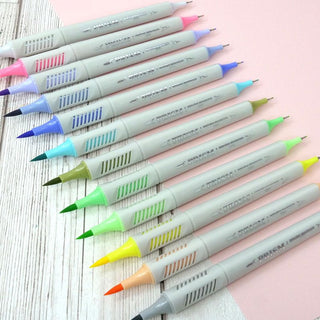 Prism Brush Markers - Rainbow Pastels