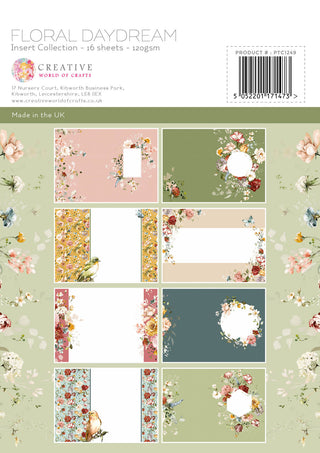 Floral Daydream A4 Inserts Pad