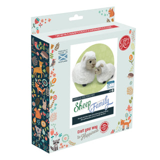 Sheep Family Needle Felting Craft Kit