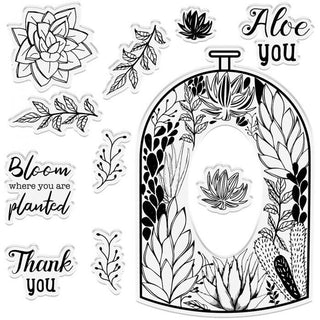 Crafters Companion Photopolymer Stamp - The Terrarium