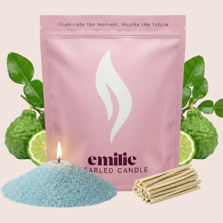 Bergamot Scented Pearled Candle