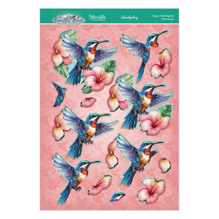 Beautiful Birds Deco-Large Set - Humming Bird