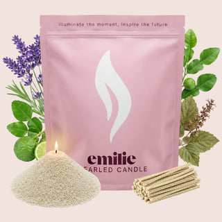 Calm Scented Pearled Candle
