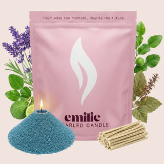 Calm Scented Pearled Candle