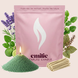 Calm Scented Pearled Candle