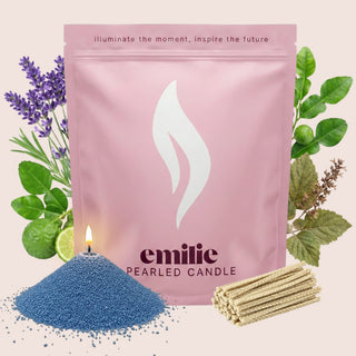 Calm Scented Pearled Candle