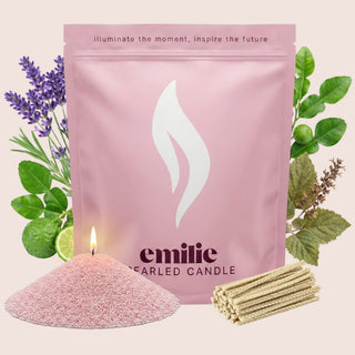 Calm Scented Pearled Candle
