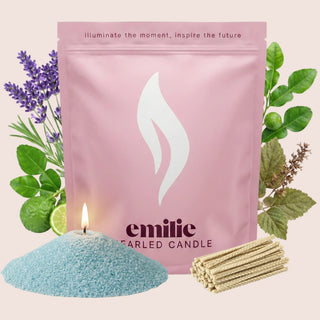 Calm Scented Pearled Candle