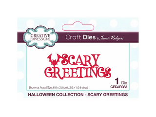 Jamie Rodgers Scary Greetings Craft Die