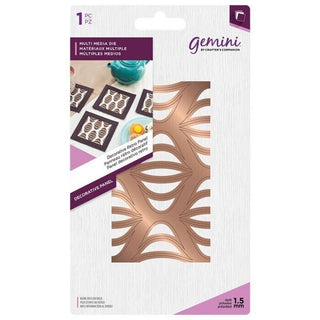 Gemini - Decorative Retro Panel - Multi Media Die - New & Sealed