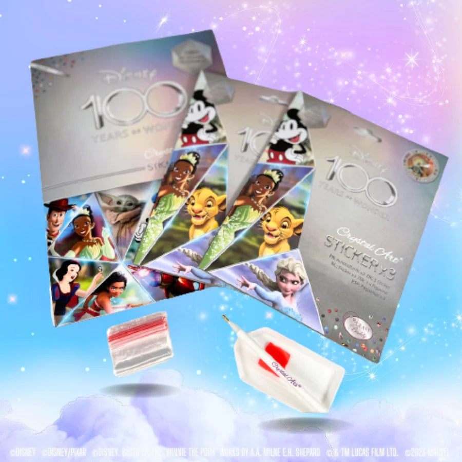 disney 100 card binder Disney 100 Crystal Art Sticker Album