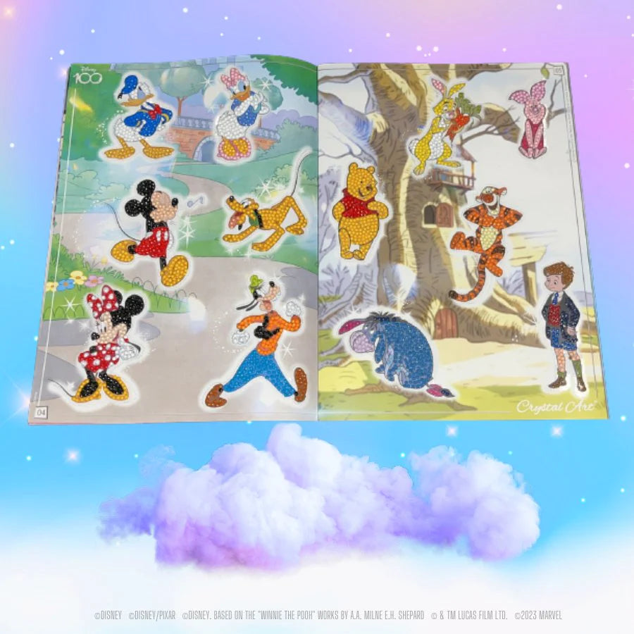 disney 100 card binder Disney 100 Crystal Art Sticker Album