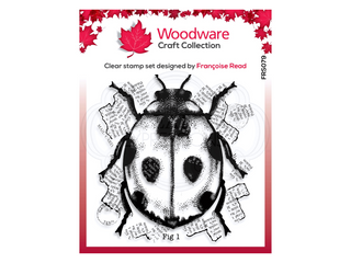 Woodware Ladybird Clear Stamp