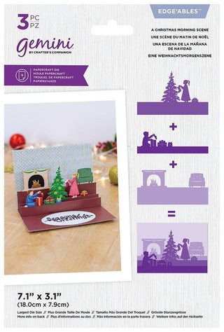 Gemini Edge'ables  - A Christmas Morning Scene Cutting Die