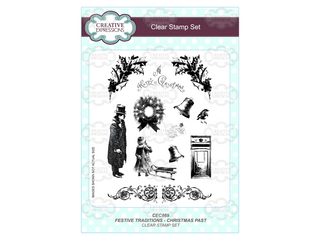 Festive Traditions Christmas Past Clear Stamp Set