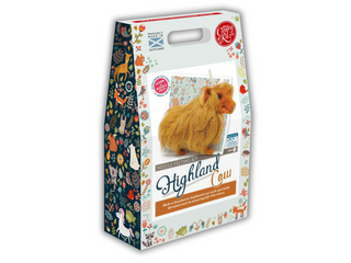 Highland Cow Needle Felting Craft Kit