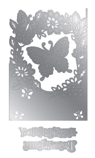 Gemini Create-a-Card  -  Butterfly Wishes Cutting Die