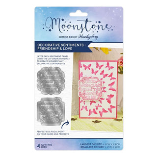 Moonstone Dies Decorative Sentiments - Friendship & Love