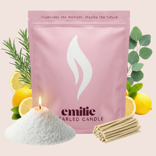 Refresh & Focus Scented Pearled Candle