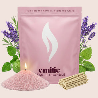 Relax & Unwind Scented Pearled Candle