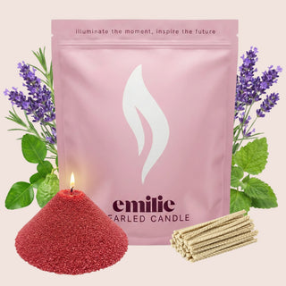 Relax & Unwind Scented Pearled Candle