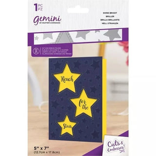 Gemini - Shine Bright Cut and Emboss Folder
