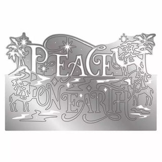 Gemini Edgeable Peace on Earth - Papercraft Die