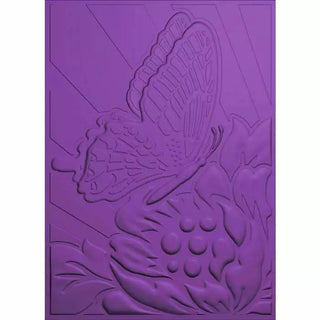 Gemini Floral Butterfly Folder & Stencil - 3D Embossing