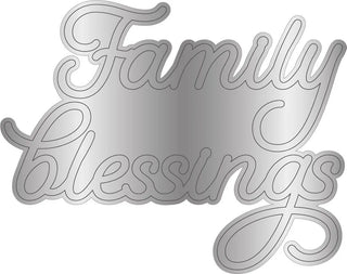 Natures Garden Farmhouse Family Blessings - Papercraft Die