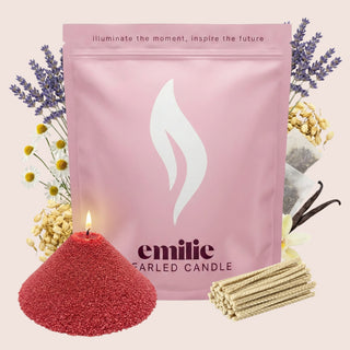 Sweet Dreams Scented Pearled Candle