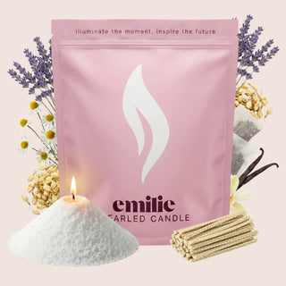 Sweet Dreams Scented Pearled Candle