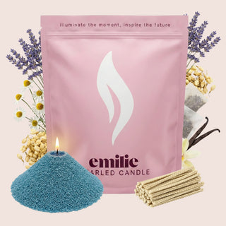 Sweet Dreams Scented Pearled Candle