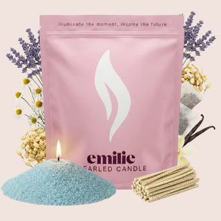 Sweet Dreams Scented Pearled Candle