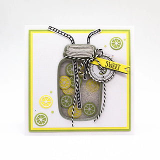 Tonic Studios Mason Jar Labels - Papercraft Stamp