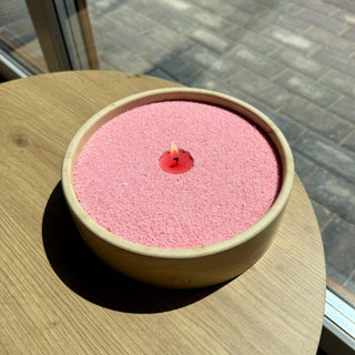 Lavender Scented Pearled Candle