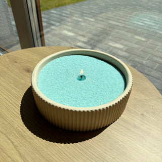 Fresh Linen Scented Pearled Candle