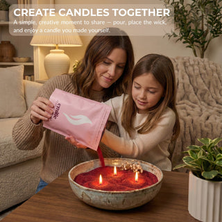 Refresh & Focus Scented Pearled Candle