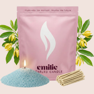 Ylang Ylang Scented Pearled Candle