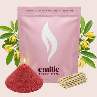 Ylang Ylang Scented Pearled Candle