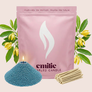 Ylang Ylang Scented Pearled Candle